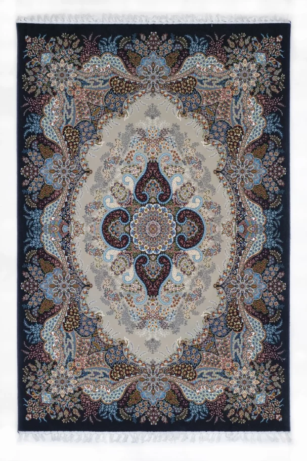 A stunning Qaleen Carpets rug with intricate patterns and colors, perfect for adding a touch of elegance to any room