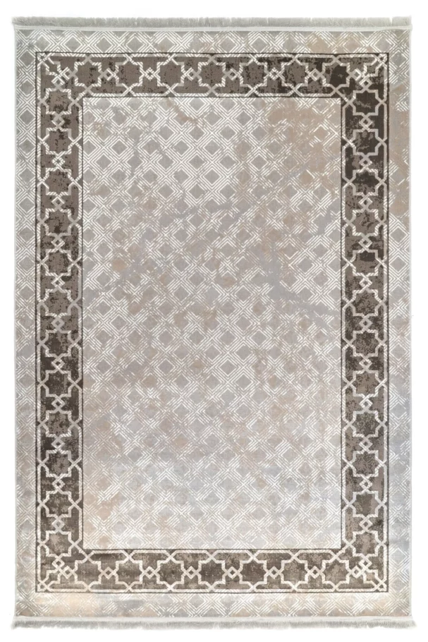 A Qaleen Carpets rug with a traditional design and neutral color palette, perfect for adding a touch of elegance to any room