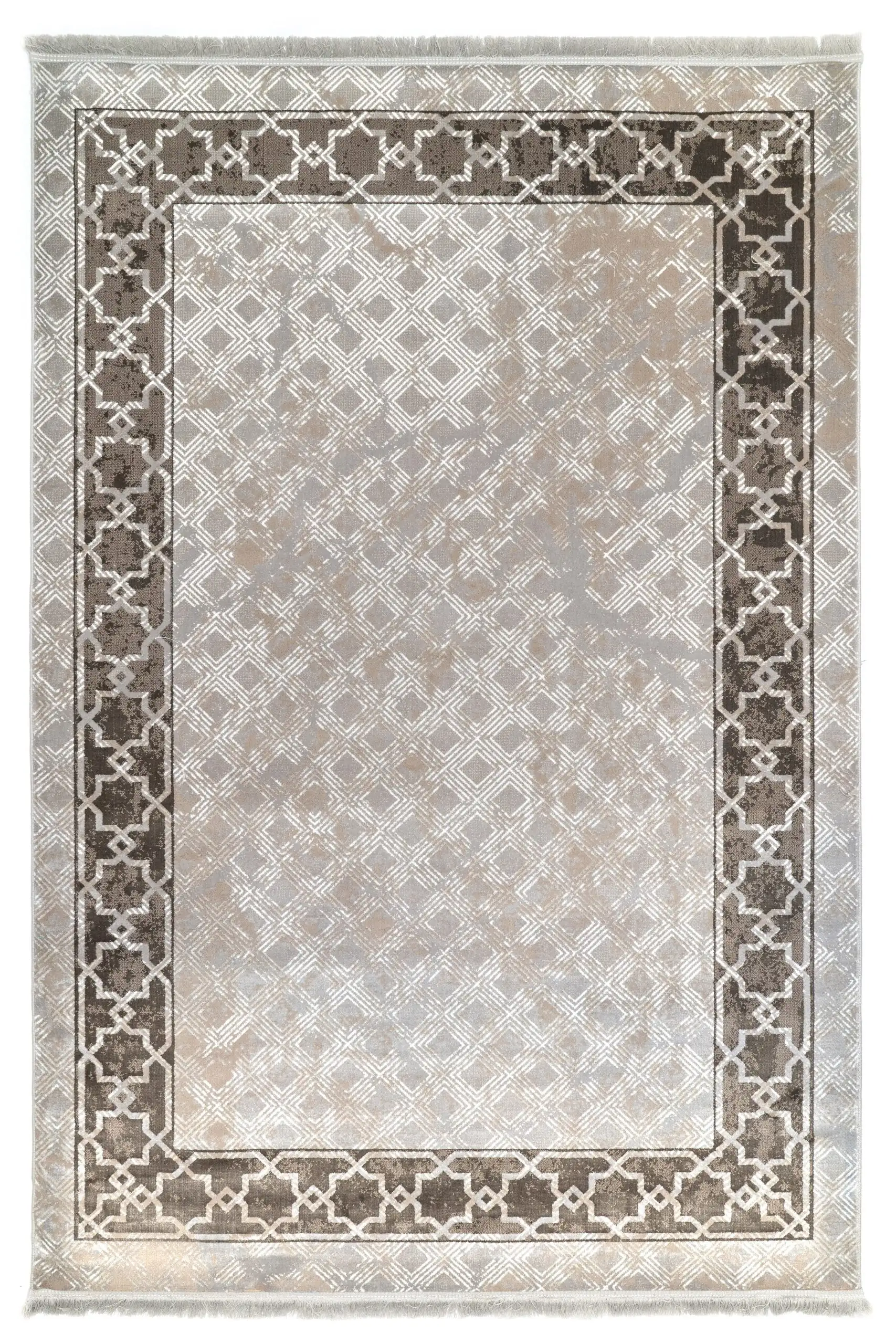A Qaleen Carpets rug with a traditional design and neutral color palette, perfect for adding a touch of elegance to any room