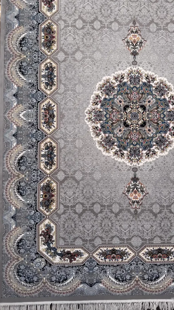 Carpets A beautiful, intricately designed carpet with a central medallion and intricate patterns