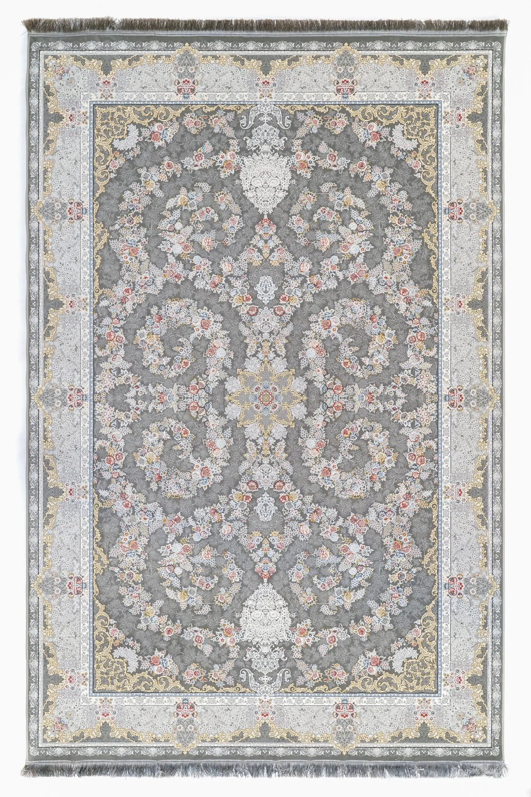 Carpets A beautiful, intricately designed carpet with a rich, vibrant pattern, perfect for adding a touch of elegance to any