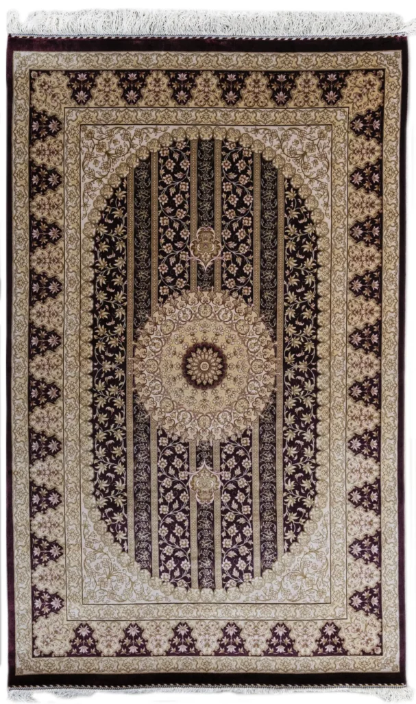 Carpets A beautiful, intricately designed carpet with a central medallion and intricate patterns, showcasing the art of