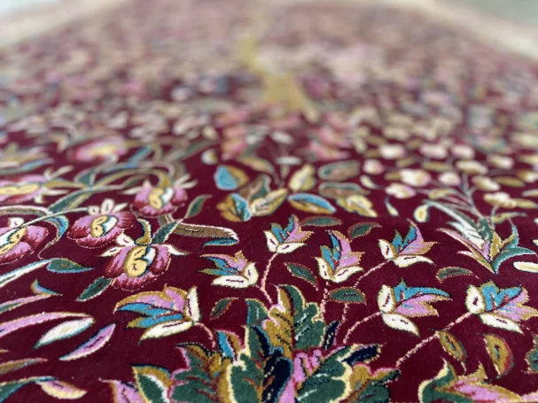 Carpets A carpet with a floral pattern