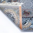 Carpets A beautifully crafted carpet with intricate patterns and a rich, vibrant color palette, showcasing the art of