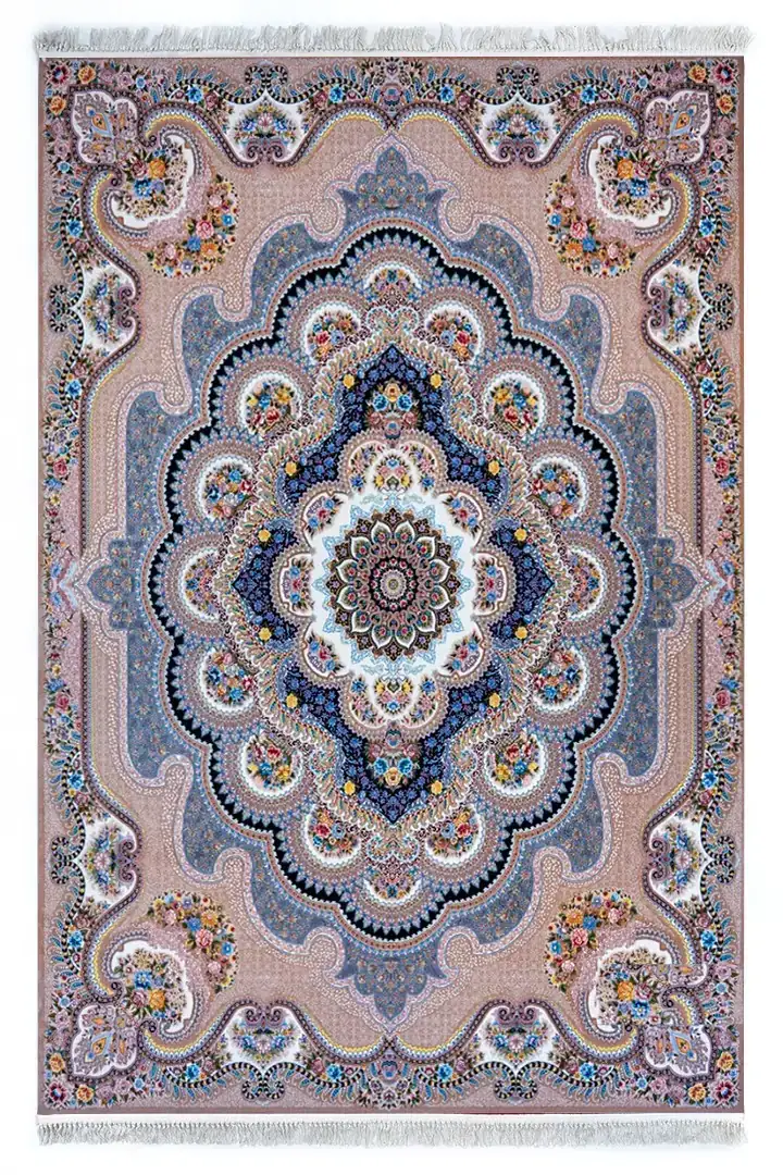 Carpets A beautiful, intricately designed carpet with a central medallion and intricate patterns, showcasing the art of