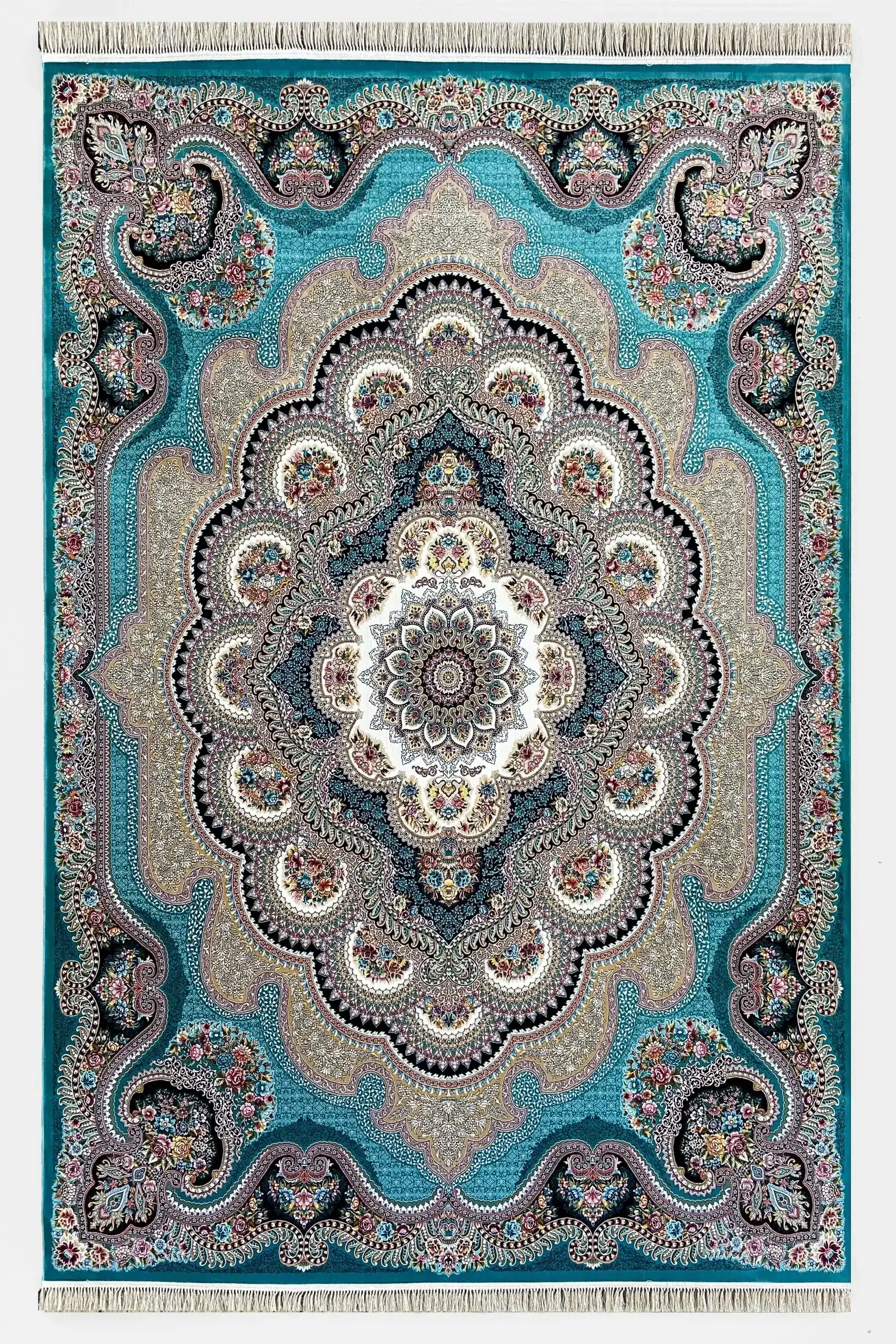 Carpets A beautiful, intricately designed carpet with a central medallion and intricate patterns