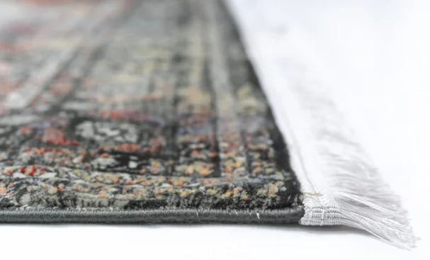 Carpets A close-up of a carpet's edge, with a focus on the intricate patterns and textures