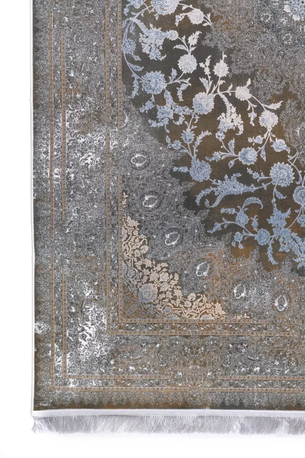 Carpets A beautiful, intricately designed carpet with a floral pattern, showcasing the art of carpeting