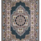 Carpets A beautiful, intricately designed carpet with a central flower pattern and intricate borders, showcasing the art of