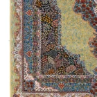 Carpets A beautiful, intricately designed carpet with a mix of blue, red, and gold colors