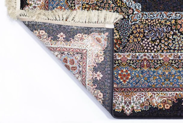 Carpets A carpet with a floral pattern and intricate designs