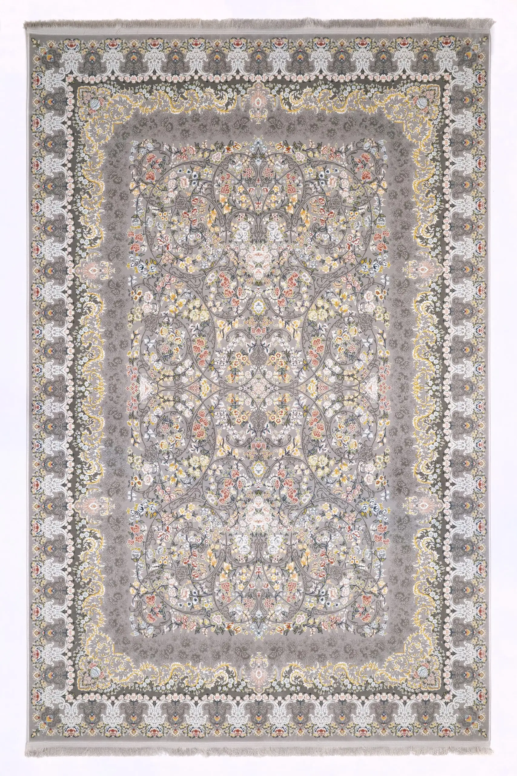 Carpets A beautiful, intricately designed carpet with a mix of colors and patterns, showcasing the art of carpeting