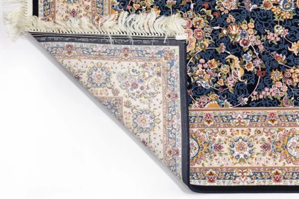 Carpets A beautiful, intricately designed carpet with a rich, vibrant pattern, showcasing the art of carpeting