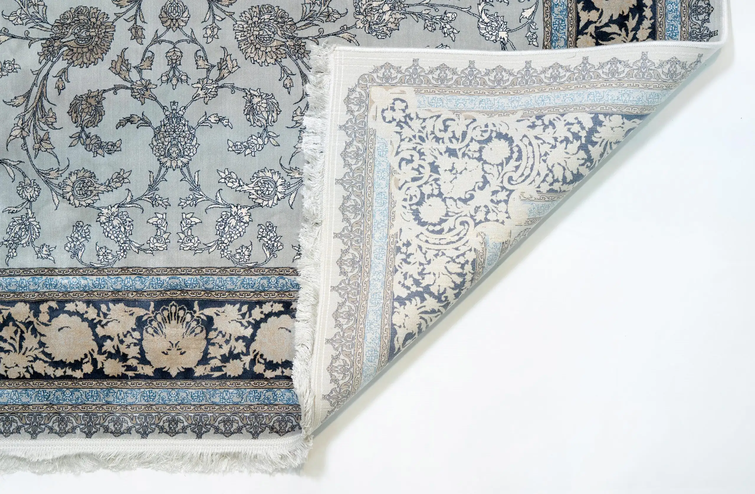 Carpets A beautifully crafted carpet with intricate patterns and a soft, plush carpeting