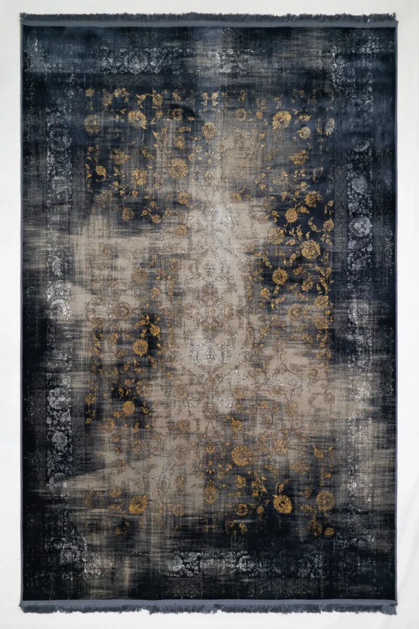 A beautiful, high-quality carpet with a unique, intricate design, perfect for adding a touch of elegance to any room, with a