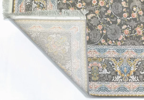 Carpets A beautiful, intricately designed carpet with a floral pattern, showcasing the art of carpeting