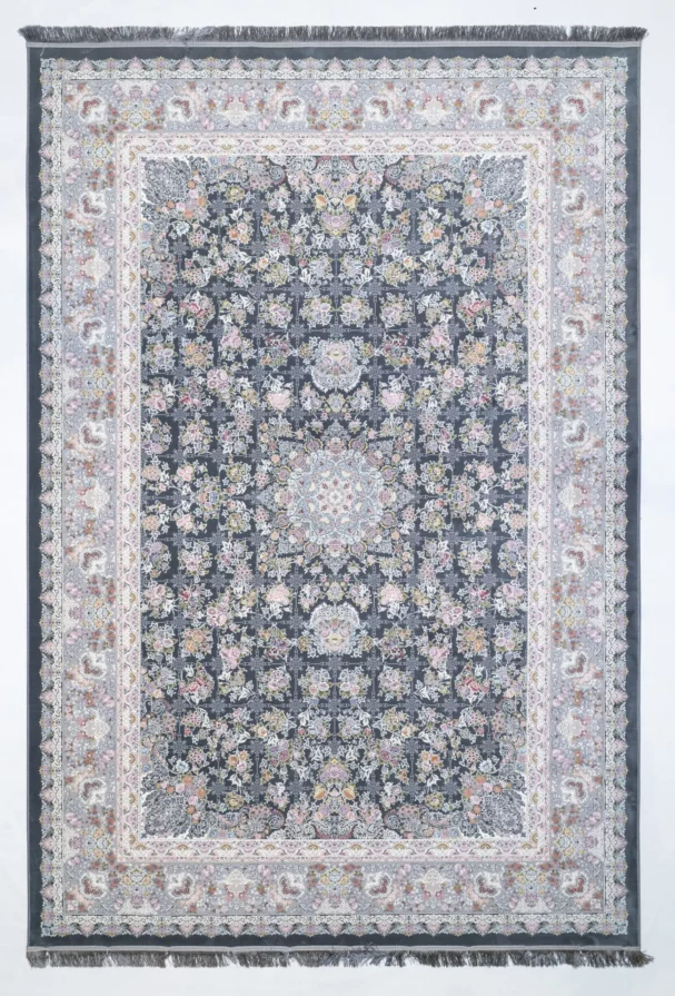 A beautiful, intricately designed carpet with a mix of colors and patterns, showcasing the art of carpets and rugs
