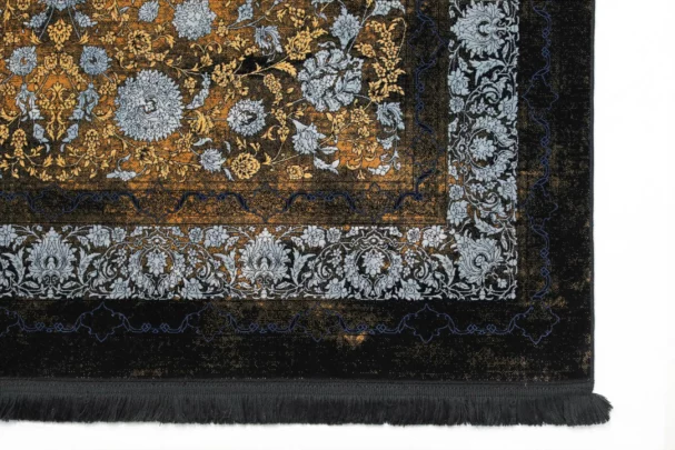 A beautiful, high-quality carpet with a rich, intricate design, perfect for adding a touch of elegance to any room, with a