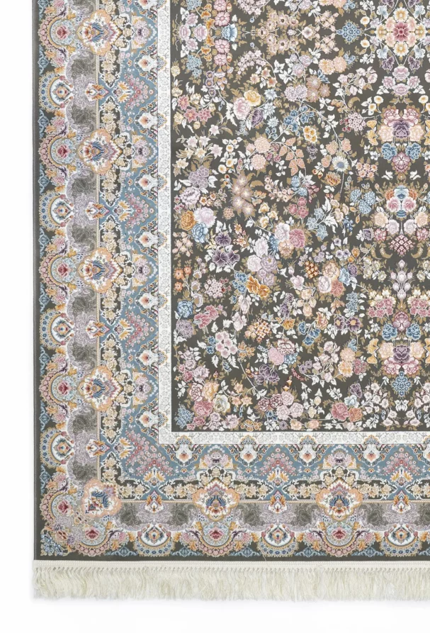 Carpets A beautiful, intricately designed carpet with a floral pattern and a soft, carpet-like texture, perfect for adding a