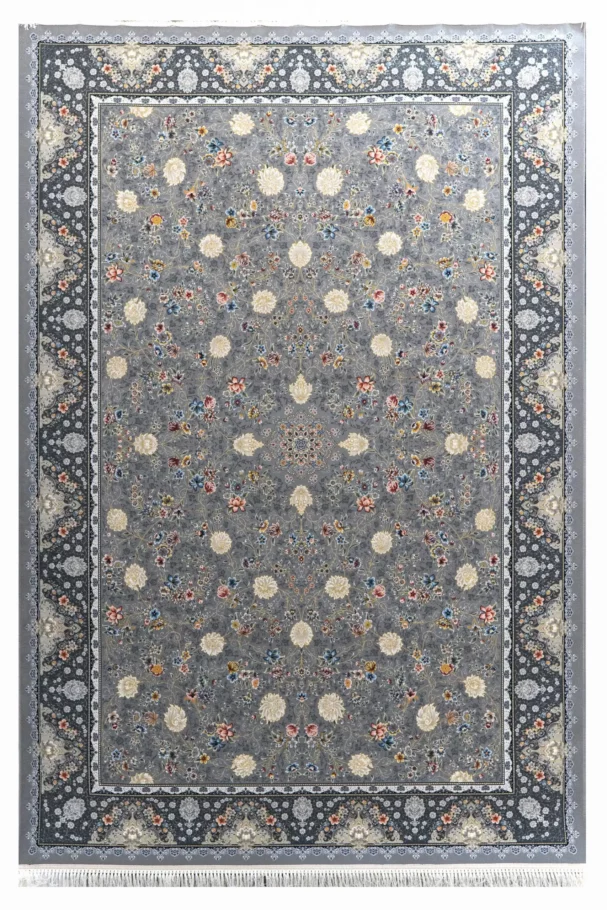 Carpets A beautiful, intricately designed carpet with a mix of patterns and colors, showcasing the art of carpeting