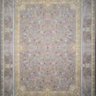 Carpets A beautiful, intricately designed carpet with a mix of flowers and patterns
