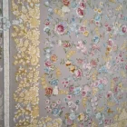 Carpets A beautiful, intricately designed carpet with a floral pattern