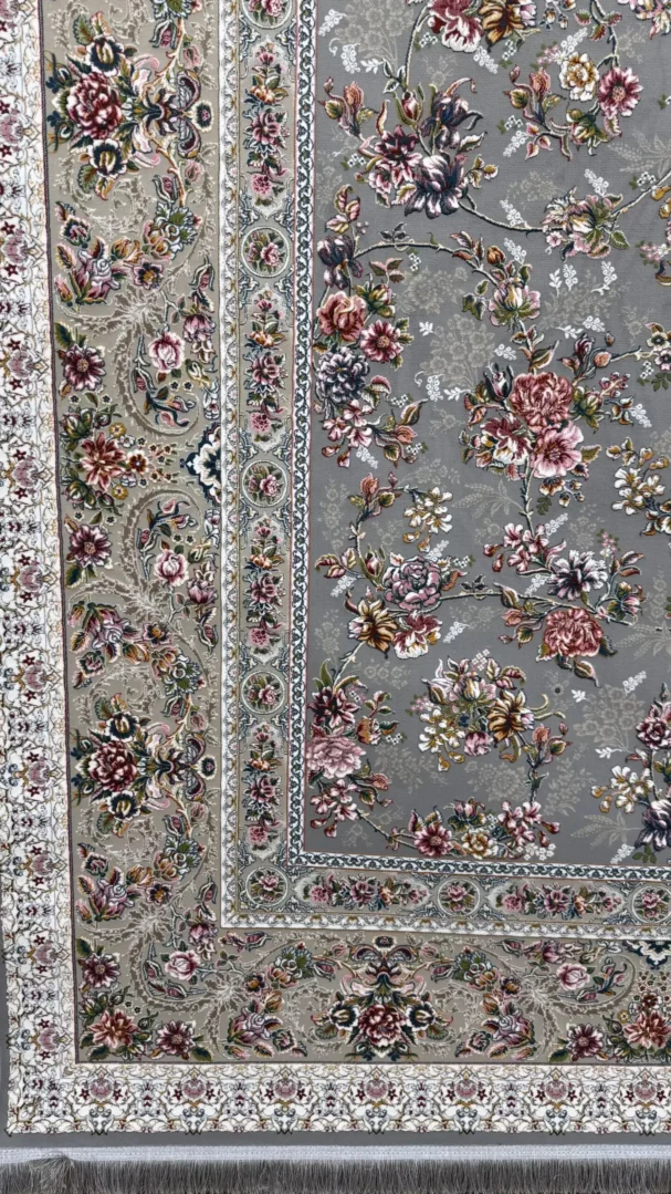 Carpets A beautiful, intricately designed carpet with a floral pattern